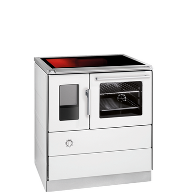 HSPH 75.5-C-SF weiß / Edelstahl RE P/Glaskeramik =